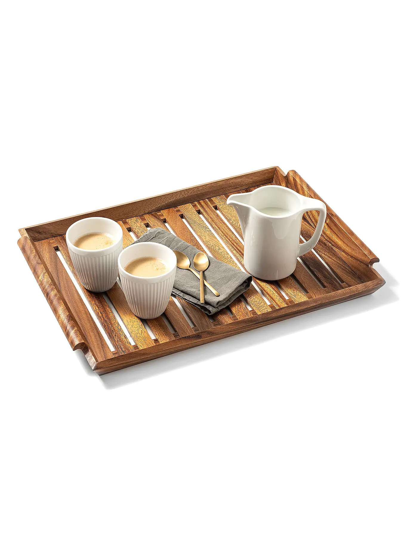 ECOBOARDS | Fächertablett Ironwood Gourmet 47x34cm Akazie | 
